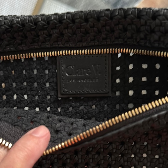 Clare V Grande Fanny in Black Rattan - Picture 7 of 9